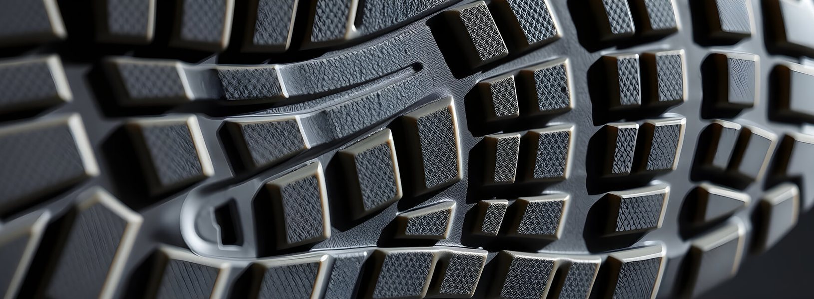 Shoe tread and slip resistance Forensic documentation of a walking-surface defect with a scale reference